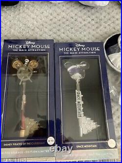 Disney Mickey Mouse The main Attraction, 3x Loungefly, 2x plush, 3x Ears, 3x Keys