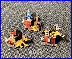 Disney Mickey Mouse Through the Years Set Lot of 10 Trading Pins