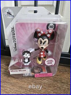 Disney Mickey Mouse Toybox Minnie Mouse & Figaro Exclusive Action Figure Boxed