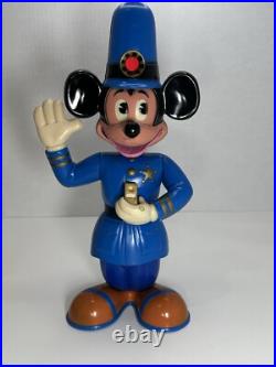 Disney Mickey Mouse Traffic Cop Vintage VTG 1950s Morris Plastic Corp. Disneyana
