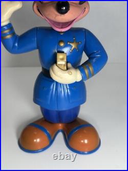 Disney Mickey Mouse Traffic Cop Vintage VTG 1950s Morris Plastic Corp. Disneyana