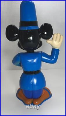 Disney Mickey Mouse Traffic Cop Vintage VTG 1950s Morris Plastic Corp. Disneyana