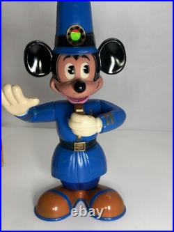 Disney Mickey Mouse Traffic Cop Vintage VTG 1950s Morris Plastic Corp. Disneyana