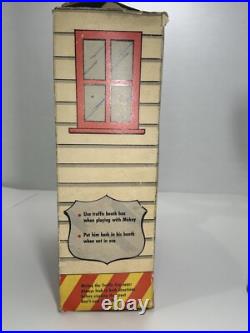 Disney Mickey Mouse Traffic Cop Vintage VTG 1950s Morris Plastic Corp. Disneyana