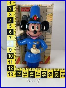 Disney Mickey Mouse Traffic Cop Vintage VTG 1950s Morris Plastic Corp. Disneyana