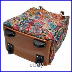 Disney Mickey Mouse Travel Vintage Luggage 16 Carry On Bag Suitcase Trolley