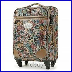Disney Mickey Mouse Travel Vintage Pattern Multi Men Women Luggage Carry On Bag