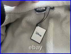 Disney Mickey Mouse True Original Black Denim Jacket Size XXL