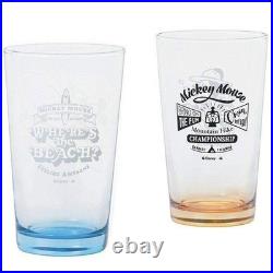 Disney Mickey Mouse Tumbler Pair Camping Surf Glasses 2-Piece Set