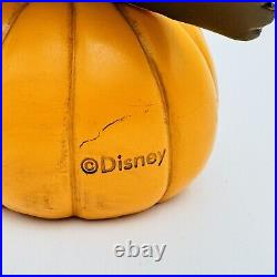 Disney Mickey Mouse Turkey OnPumpkin Figurine Thanksgiving Feeling Grateful RARE