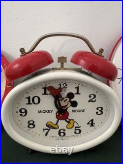 Disney Mickey Mouse Vintage Clocks And Collectible Plate
