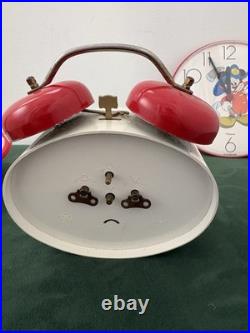 Disney Mickey Mouse Vintage Clocks And Collectible Plate