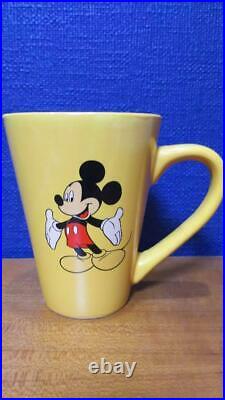 Disney Mickey Mouse Vintage Mug Beautiful Goods Mickey Mustard Color