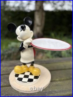 Disney Mickey Mouse Waiter Statue