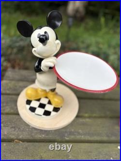 Disney Mickey Mouse Waiter Statue