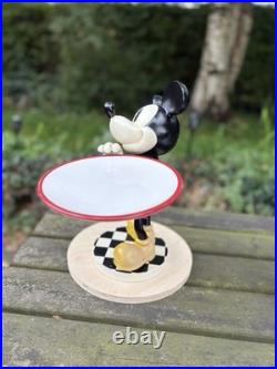 Disney Mickey Mouse Waiter Statue