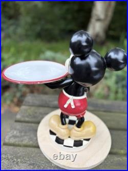 Disney Mickey Mouse Waiter Statue