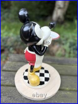 Disney Mickey Mouse Waiter Statue