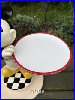 Disney Mickey Mouse Waiter Statue
