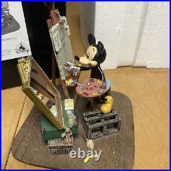Disney Mickey Mouse & Walt Charles Boyer Self Portrait Disney Figurine