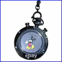 Disney Mickey Mouse Watch Invicta 22747 Black Limited Edition Chrono Pocket NEW
