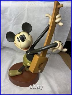Disney Mickey Mouse With Guitar'Mickey's Yoo Hoo' Big Figurine Statue Vintage