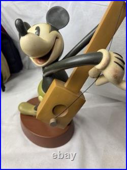 Disney Mickey Mouse With Guitar'Mickey's Yoo Hoo' Big Figurine Statue Vintage