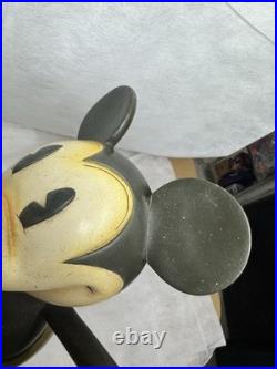 Disney Mickey Mouse With Guitar'Mickey's Yoo Hoo' Big Figurine Statue Vintage