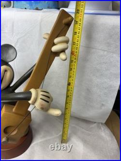Disney Mickey Mouse With Guitar'Mickey's Yoo Hoo' Big Figurine Statue Vintage
