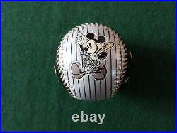 Disney Mickey Mouse Wood All Century Steamboats 18 Inch Baseball Bat And Ball
