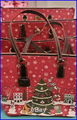 Disney Mickey Mouse and Friends Holiday Tote by Dooney & Bourke