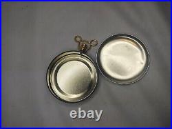 Disney Mickey Mouse empty pocket watch storage container metal tin vintage