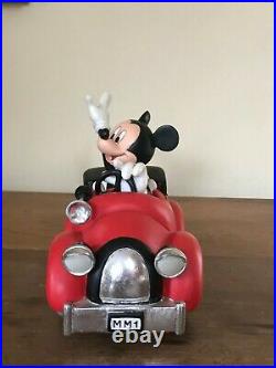 Disney Mickey Mouse in Car Resin Statue Figurine