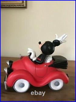 Disney Mickey Mouse in Car Resin Statue Figurine