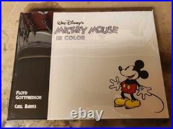 Disney Mickey Mouse in color, signed (Floyd Gottfredson + Carl Barks) + single