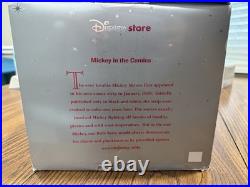 Disney Mickey Mouse in the Comics Snow Globe Lights Up Music Box NIB unopened