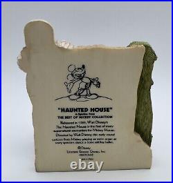 Disney Mickey Mouse in the Haunted House by Enesco collectable figurine 1991