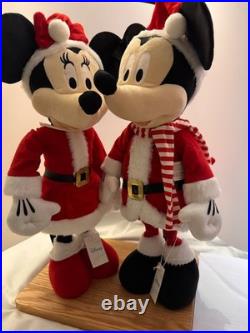 Disney Mickey and Minnie Mouse Standing Christmas Decorations Rare 55CM