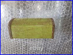 Disney Mickey and Minnie Mouse Tin Coin Bank ANTIQUE ZELL WALT DISNEY
