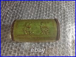 Disney Mickey and Minnie Mouse Tin Coin Bank ANTIQUE ZELL WALT DISNEY