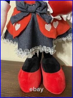 Disney Mickey and Minnie Mouse Valentine Greeters Plush 22 New with tags