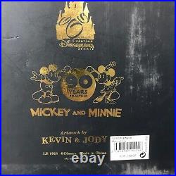 Disney Mickey and Minnie Ninety Years Together Musical Statue repaired