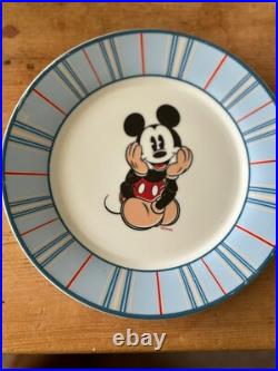 Disney Micky Mouse Blue China Dinner Service NEW NEVER USED Made In Spain Disney Micky Mouse Blue China Dinner Service NEW NEVER USED Made In Spain