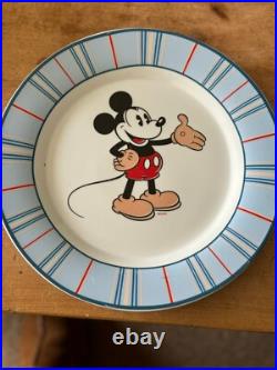 Disney Micky Mouse Blue China Dinner Service NEW NEVER USED Made In Spain Disney Micky Mouse Blue China Dinner Service NEW NEVER USED Made In Spain