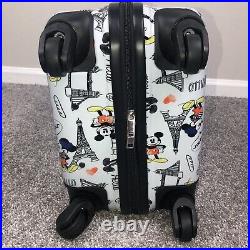 Disney Minnie & Mickey Mouse Spinner FUL Suitcase Hard Luggage 21 Carry-On