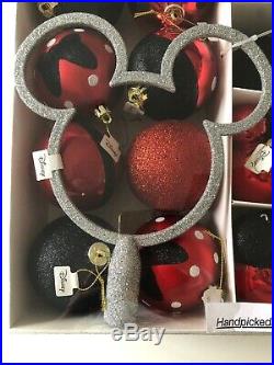 Disney Minnie & Mickey Mouse pack 25 baubles Christmas Tree Decorations Topper