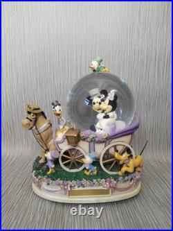 Disney, Minnie and Mickey Mouse, Just Married Snowglobe, Musical