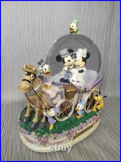 Disney, Minnie and Mickey Mouse, Just Married Snowglobe, Musical