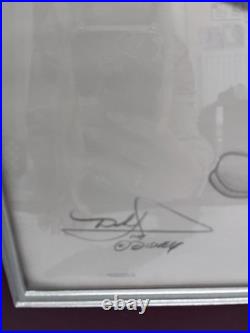 Disney Offical Cast Member Exclusive Mickey Mouse Steamboat Artwork Framed Rare