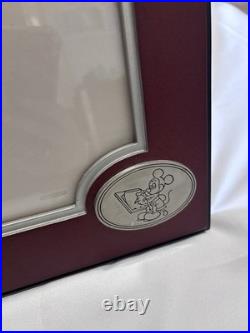 Disney Offical Cast Member Exclusive Mickey Mouse Steamboat Artwork Framed Rare